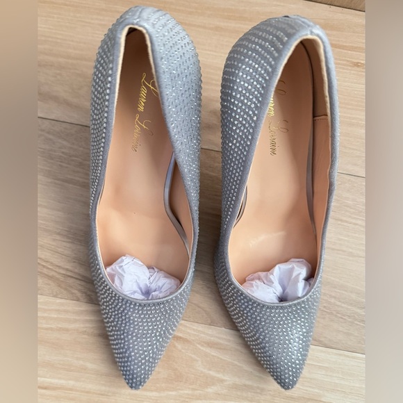 Lauren Lorraine Dori Rhinestone Stiletto Pumps - Picture 14 of 16